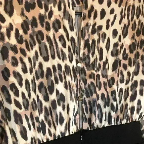 🔥🖤VENUS Women’s Leopard Dress size M Belted Pencil-Skirt Dress🐆🖤 - Picture 14 of 15